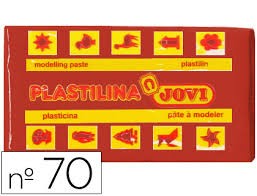 PLASTILINA 50 GRMS. ART. 70 MARRON 