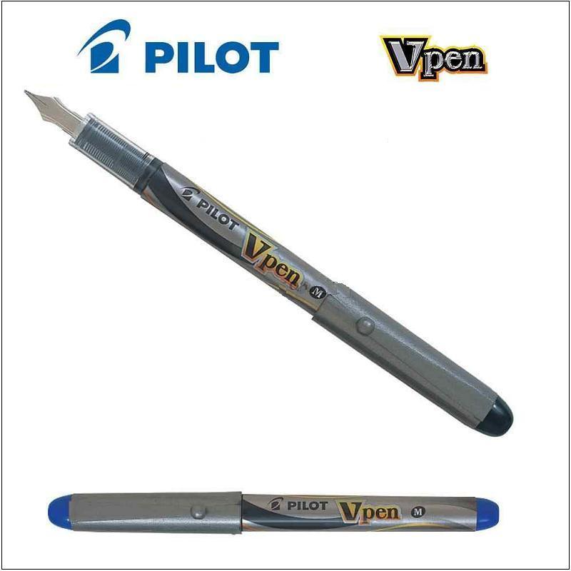 PLUMA DESECHABLE VPEN SILVER AZUL PILOT SVP-4M-L AZUL 