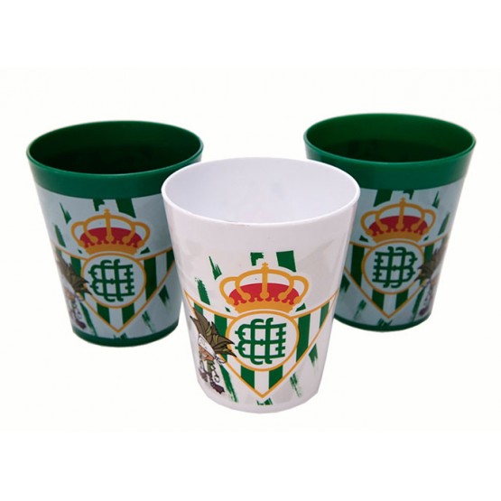 SET 3 VASOS REAL BETIS