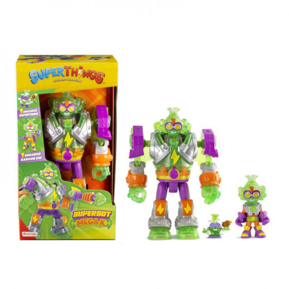 SUPERTHINGS Lata Gold Serie 4: Contiene 9 Figure Speciali Tra Cui Kid Kazoom, I Leader D'oro E I Blasterjets Dorati. Esclusiva Da Collezione.
